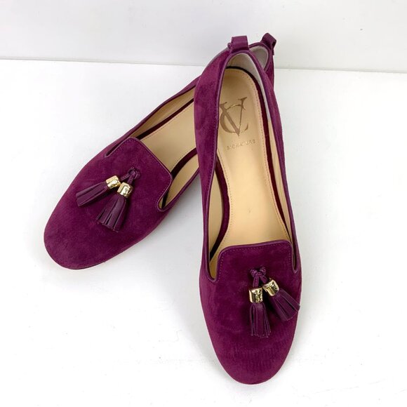 VC Signature 'Nancy' Tassel Loafer In Plumberry Sz 8.5M - Picture 11 of 16